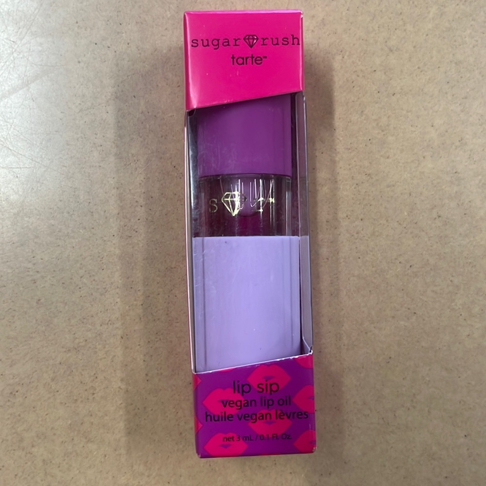Tarte Sugar Rush Lip Sip Vegan Lip Oil shade Dragon Fruit